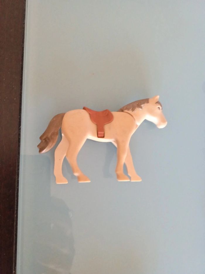 Lot de 2 chevaux playmobil - photo numéro 3