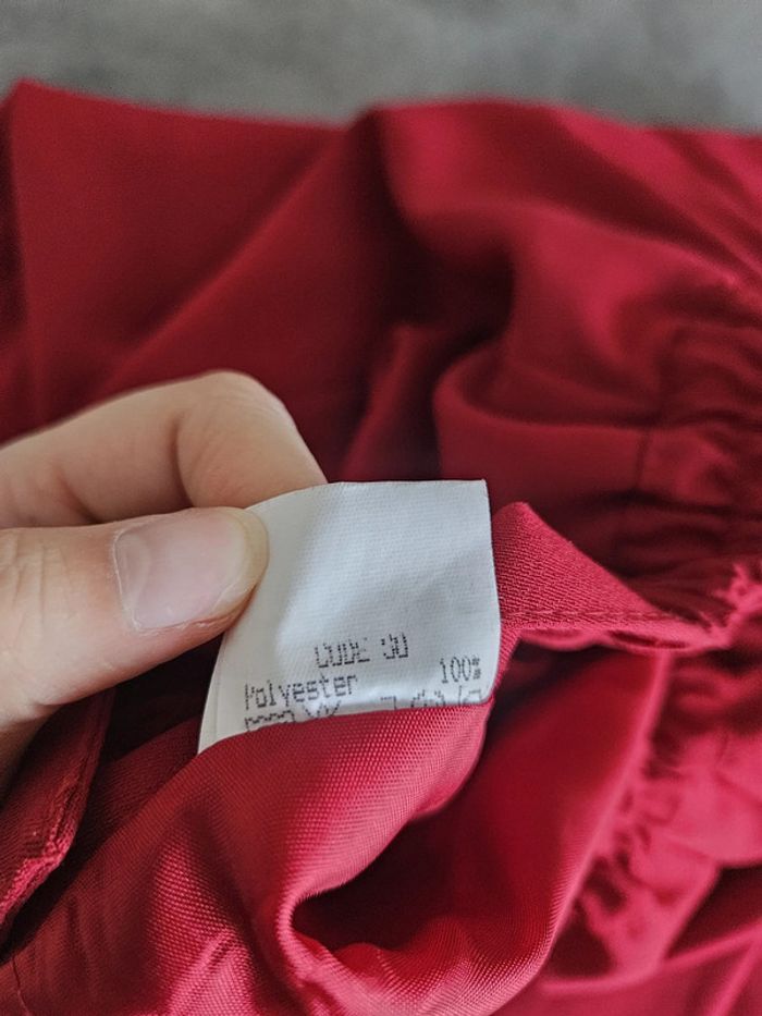 Jupe midi femme - Taille 48 / 4XL - Rouge - photo numéro 4