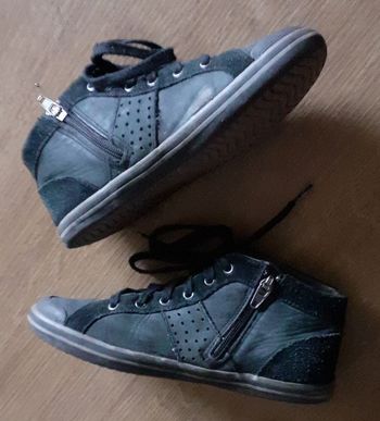 Bottines 33 PALLADIUM chaussures garçon cuir zip