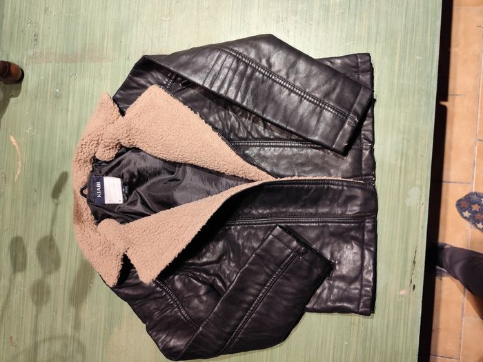 Veste en simili cuir