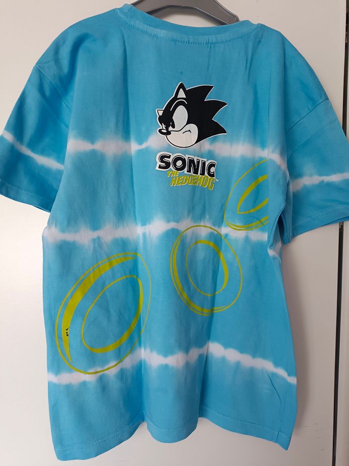 Lot de 2 tee-shirts Sonic mixte en 6-7 ans 122 cm - photo numéro 5