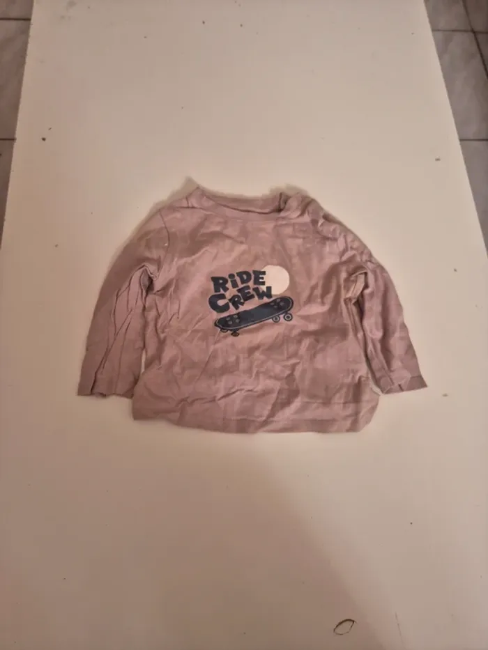 T-shirt à manches longues 6 mois