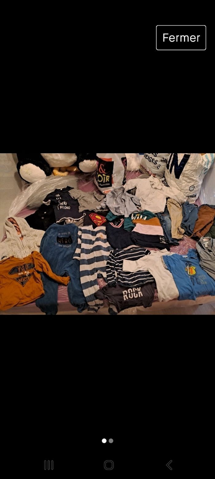 Lot vêtement garçon 18mois