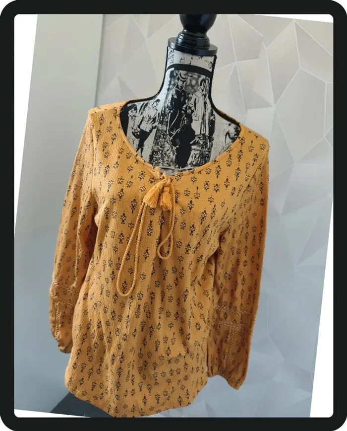 Blouse moutarde
