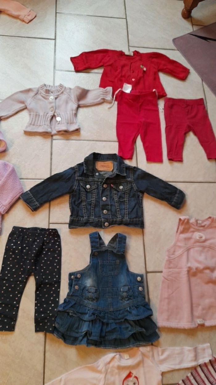 Lot de 40 vêtements fille 6 mois - photo numéro 5