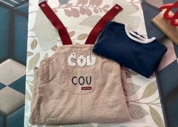 Salopette sucre d’orge - 3 mois