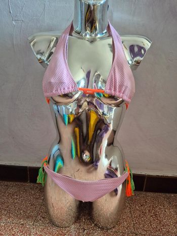 Maillot à pois ensemble