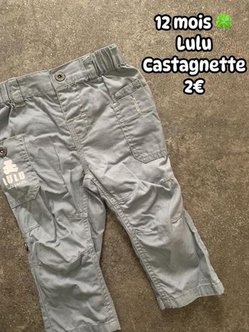 Pantalon 🍀 12 mois 🍀 Lulu Castagnette