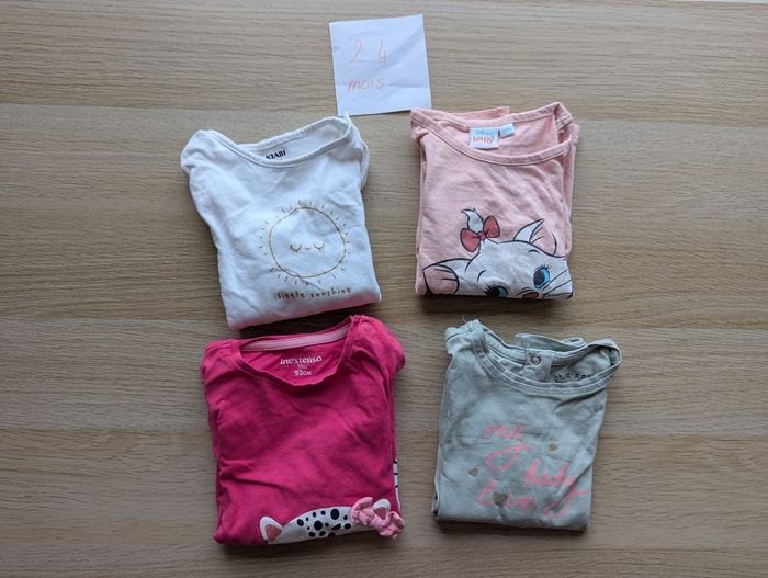 Lot t-shirts 24 mois