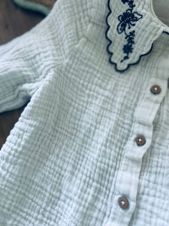 Chemisier en gaze de coton fille 3ans - photo numéro 3