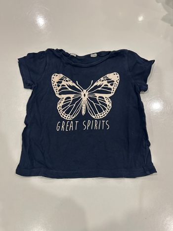 T-shirt fille papillon