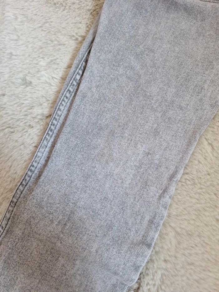 Jeans gris bershka t40 taille haute #F40L-051 - photo numéro 2
