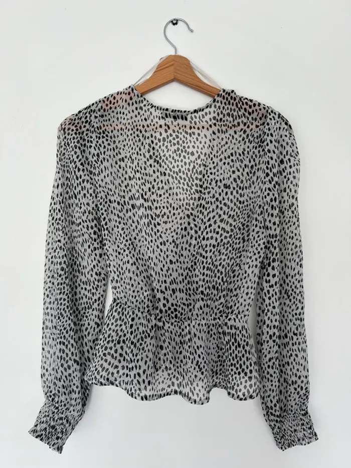 Blouse transparente à pois femme Tally Weijl - photo numéro 3