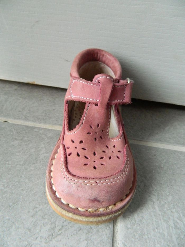 Chaussures en cuir fille T 20 "Adélie" - photo numéro 2