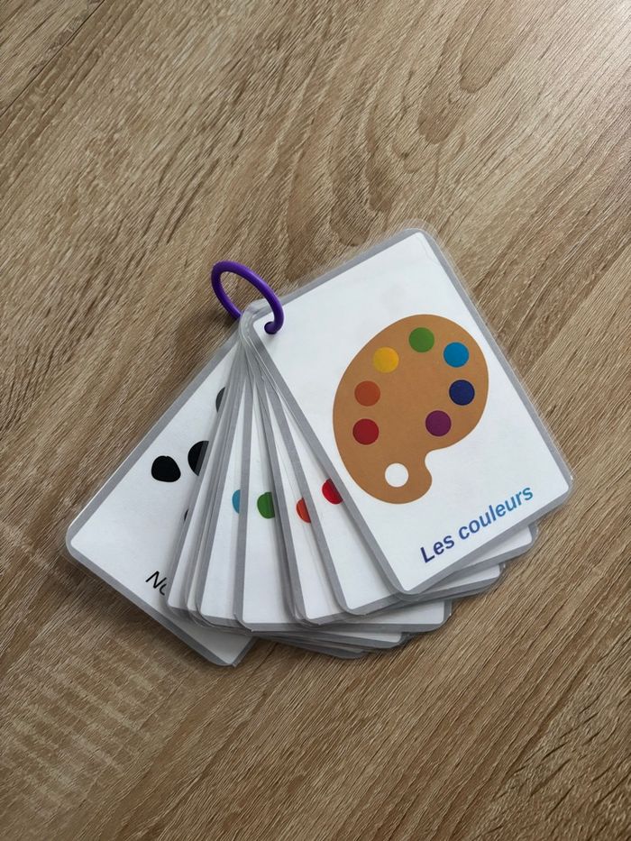 Lot de 10 cartes éducatives les couleurs - photo numéro 3