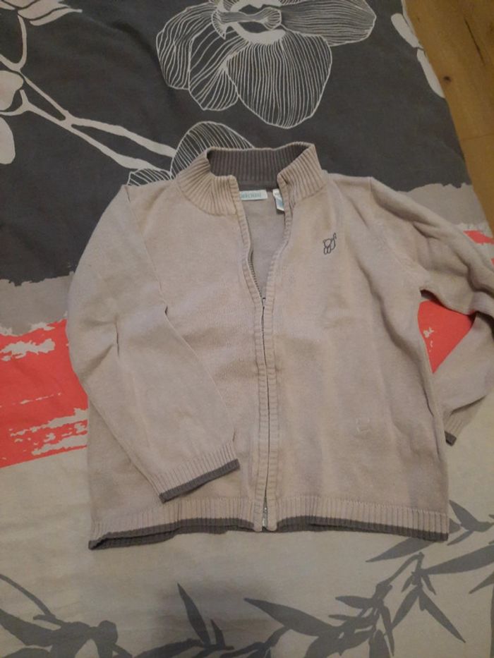 Gilet zippé 3 ans