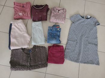 Lot vêtements fille 7 ans