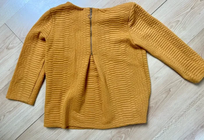 Pull moutarde - photo numéro 3