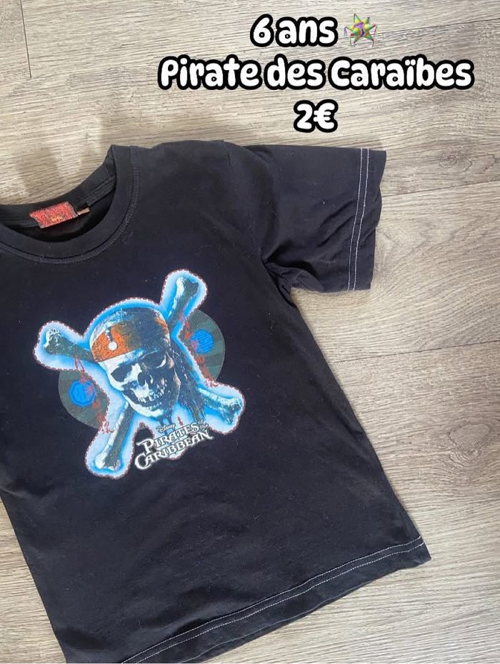 T-shirt 🪅 6 ans 🪅 Pirate des Caraïbes