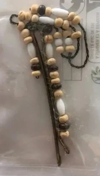 Barrette cheveux perles neuve