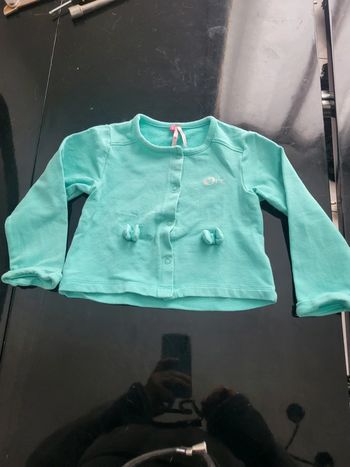 Gilet  vert orchestra 2 ans