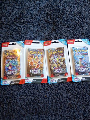 Pokémon Art Set Couronne Stellaire – 4 boosters FR sous blister