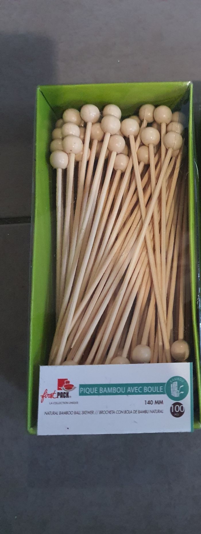 Piques aperitif bambou