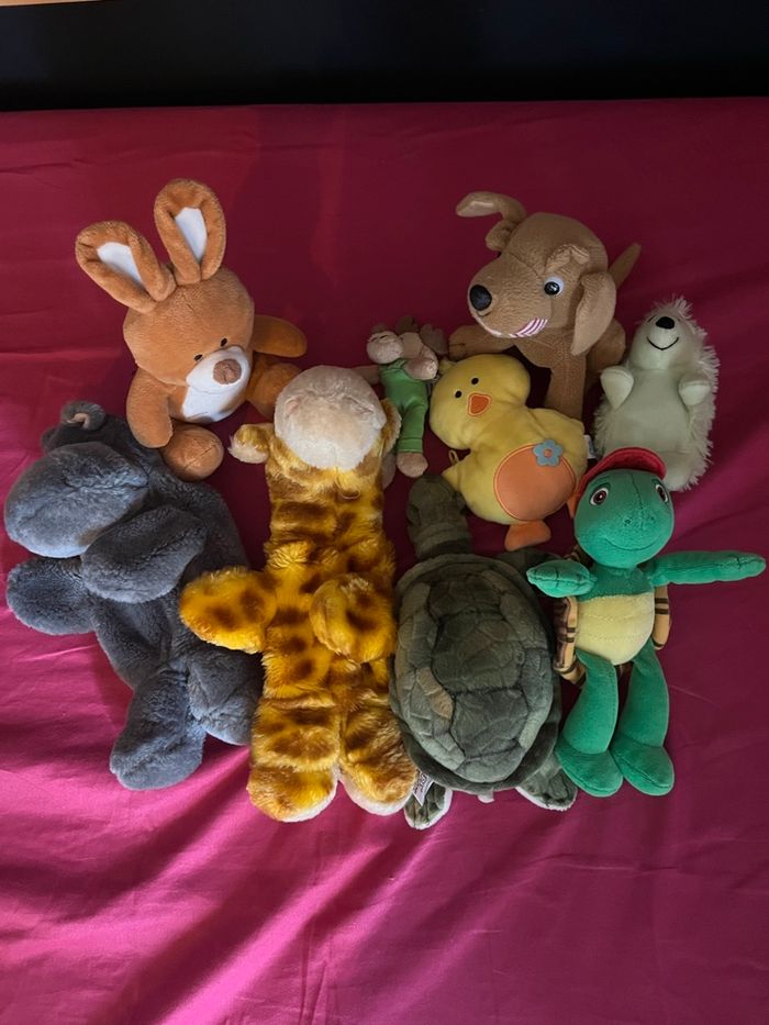 Lot de divers 8 peluches