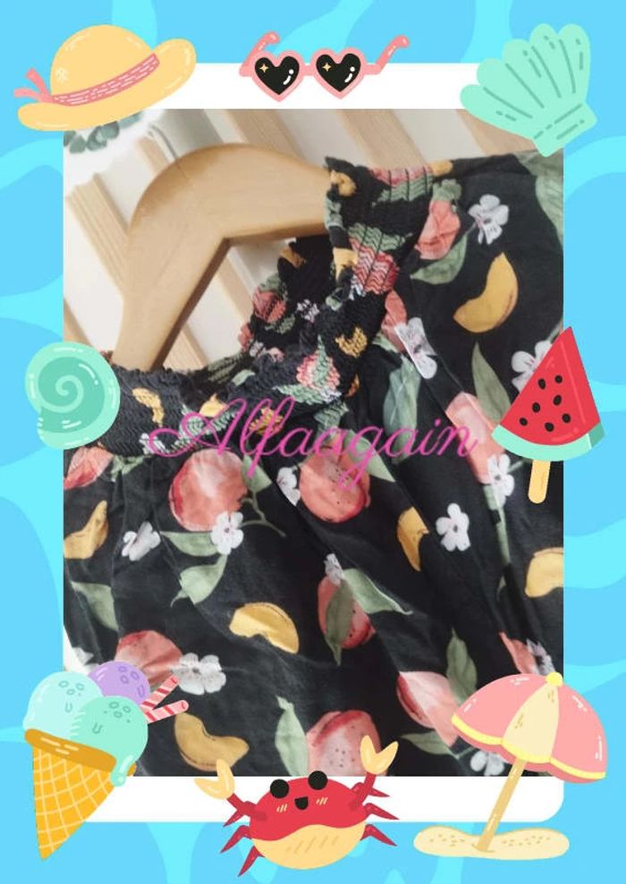 Pantalon fluide noir h&M 8ans - photo numéro 2