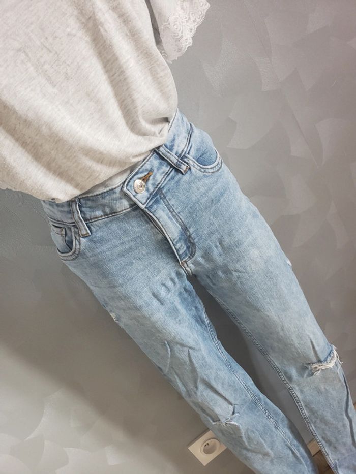 Jean 👖 taille basse Mango taille XL 7€ - photo numéro 2