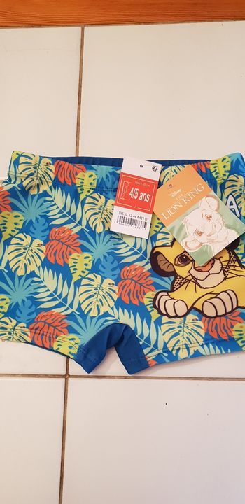 Maillot de bain roi lion 