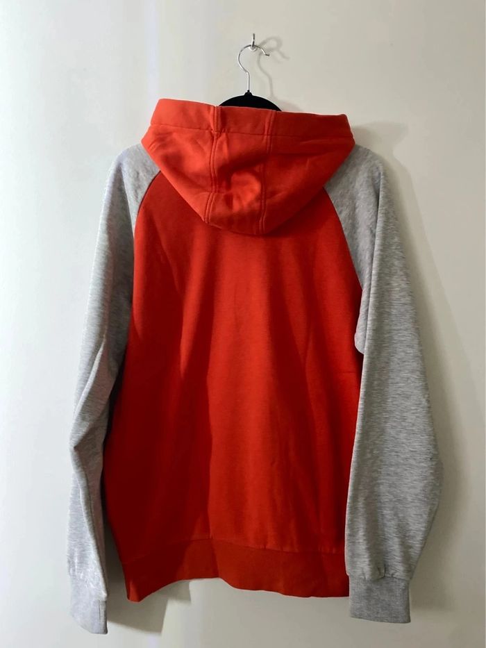 Sweat-shirt Kappa bicolore orange et gris, taille M - photo numéro 2