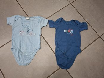 Lot 2 bodies 3 mois bon etat