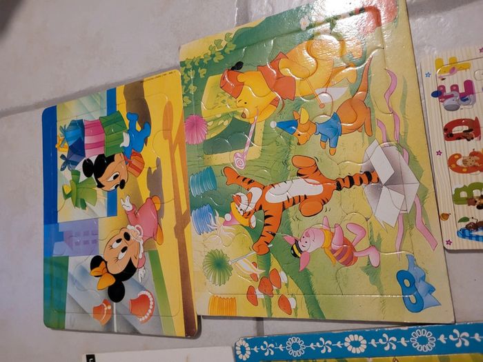 Lot puzzles grosses pièces 1 er age - photo numéro 5
