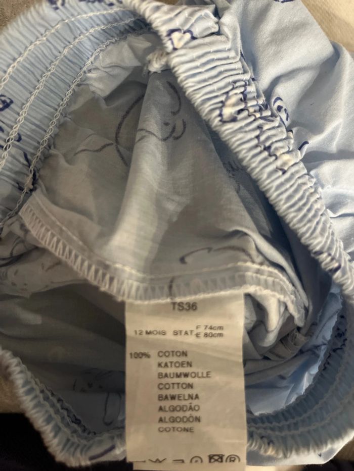 Lot 2 shorts enfants 12 mois - photo numéro 2