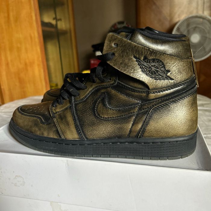 Air Jordan 1 Wings Metallic Gold - photo numéro 7
