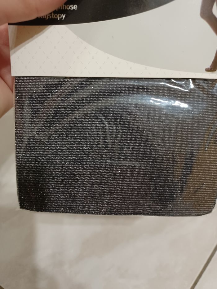 Collant noir pailletté - photo numéro 3