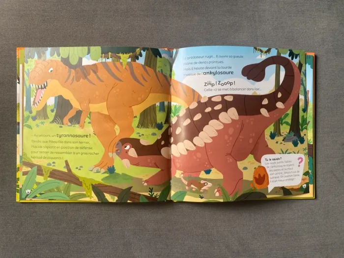 Ankylosaure est trop timide mes petites histoires de dinos - photo numéro 3