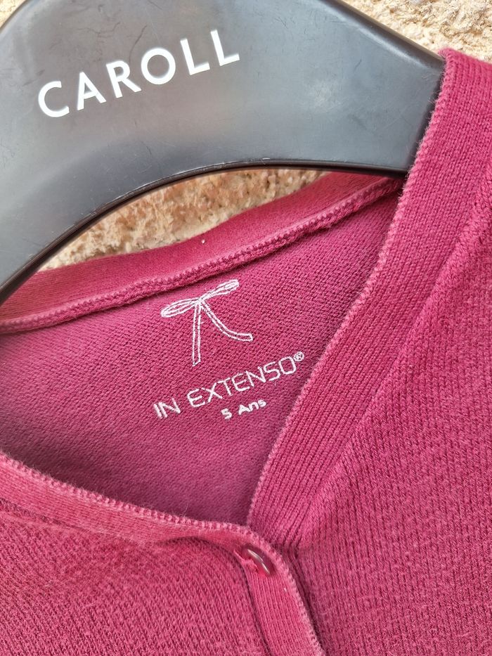 👚 Gilet court à manches longues In Extenso 5 ans - photo numéro 6