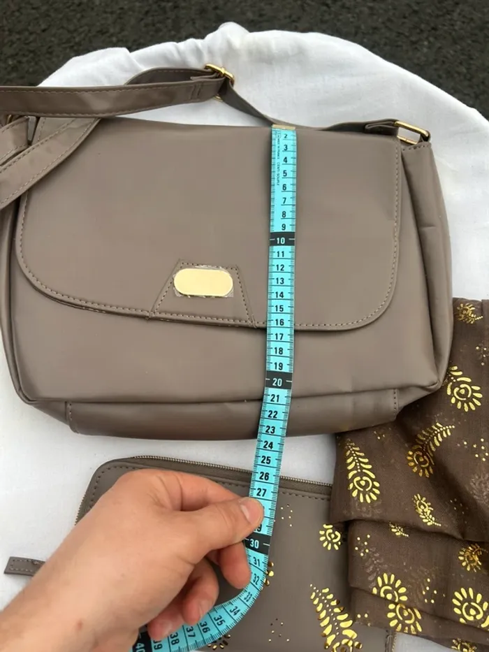 Sac à main + porte-monnaie vintage - photo numéro 3