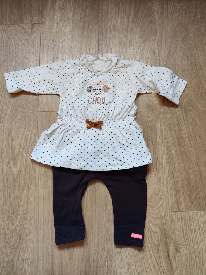 Lot de 4 ensembles fille 12 mois - photo numéro 5