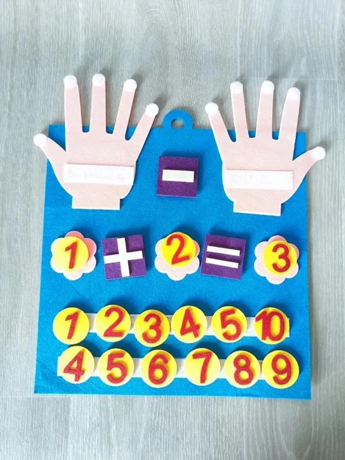 Set en feutrine pour apprendre à compter - photo numéro 2