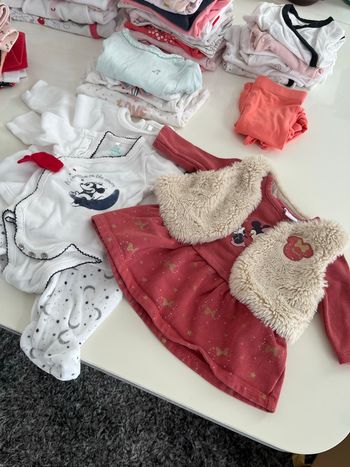 Lot 53  articles bébé fille  