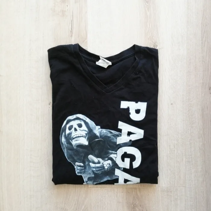 Pagan BZH T-Shirt Geek Noir Homme Exclusif Death Metal Festival Bretagne Breizh (Taille L)