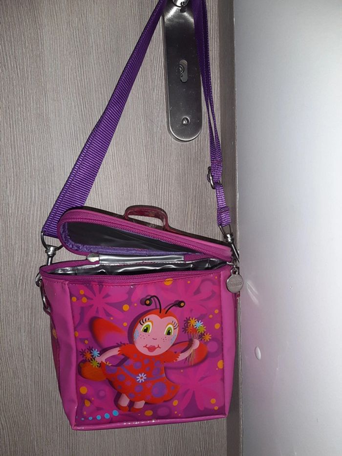 Joli Sac isotherme papillon rose pylones - photo numéro 2