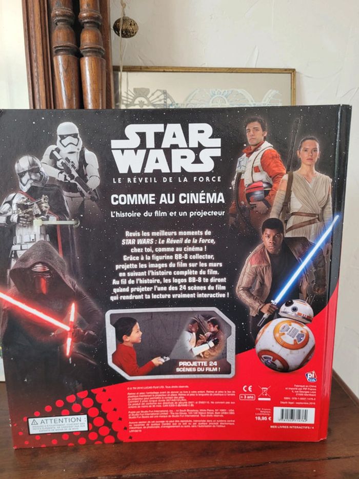 Vends livre et projecteur star wars comme au cinéma pi Kids 2016 - photo numéro 4