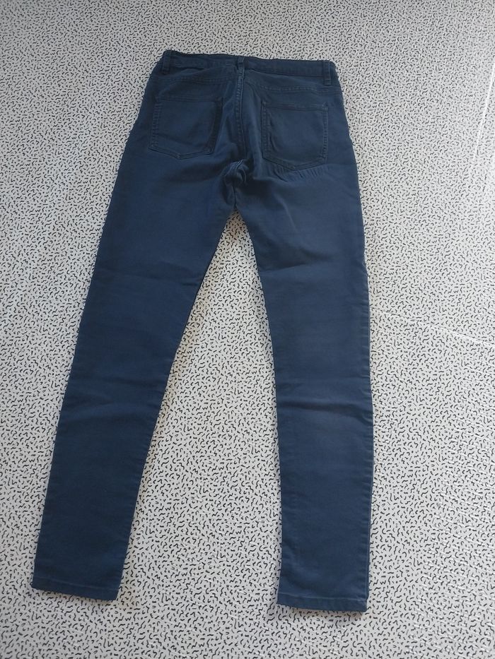 Pantalon slim bleu marine LH – T38 - photo numéro 4