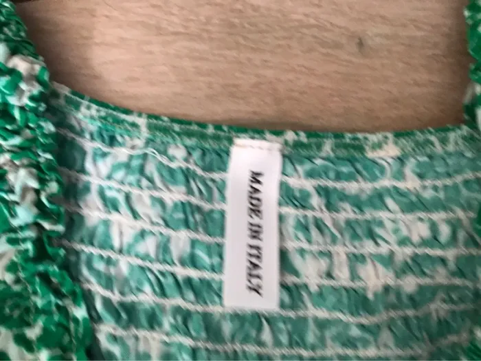 Robe courte verte S/M - photo numéro 3