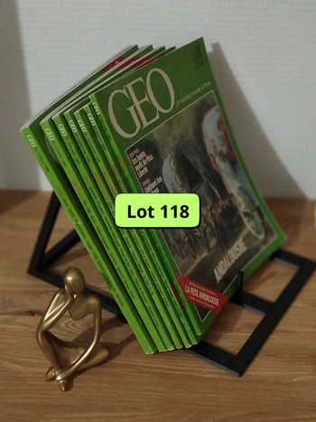 Lot de 7 revues Géo année 1985-86 L0118