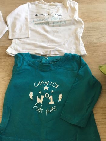 Lot de tee shirt manche longue